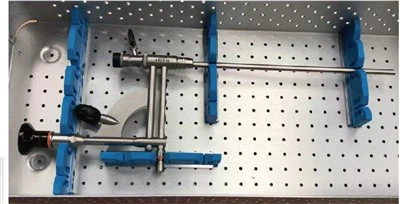 Percutane nefroscoop sterilisatiebox