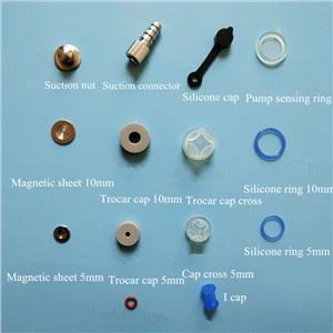 Laparosocpische siliconen caps accessoires